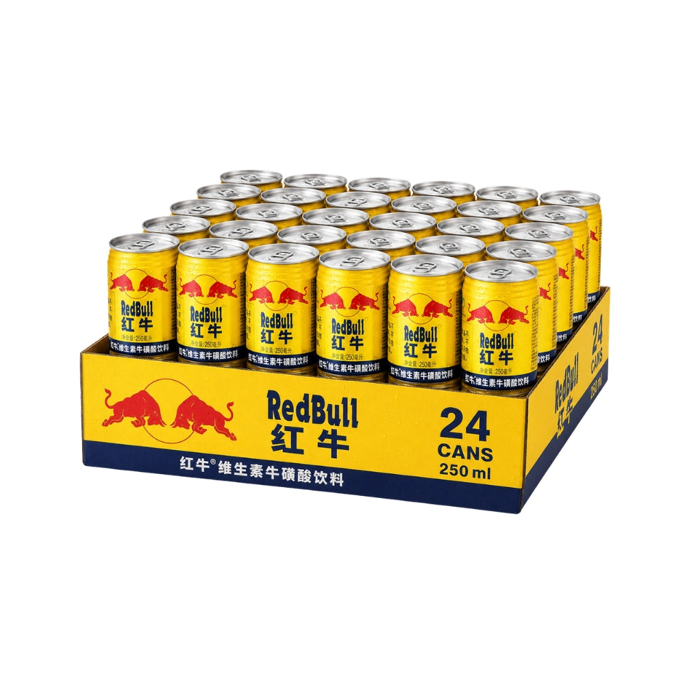 Red Bull China Edition Energy Drink 250ml – 24-Can Tray Pack (红牛 维生素牛磺酸饮料) Main image
