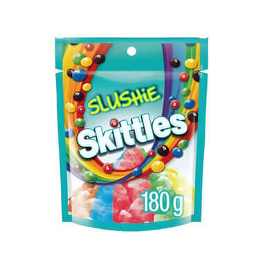 Skittles Slushie Candy 180g – Limited Edition Slushie Flavored Imported Skittles Bag