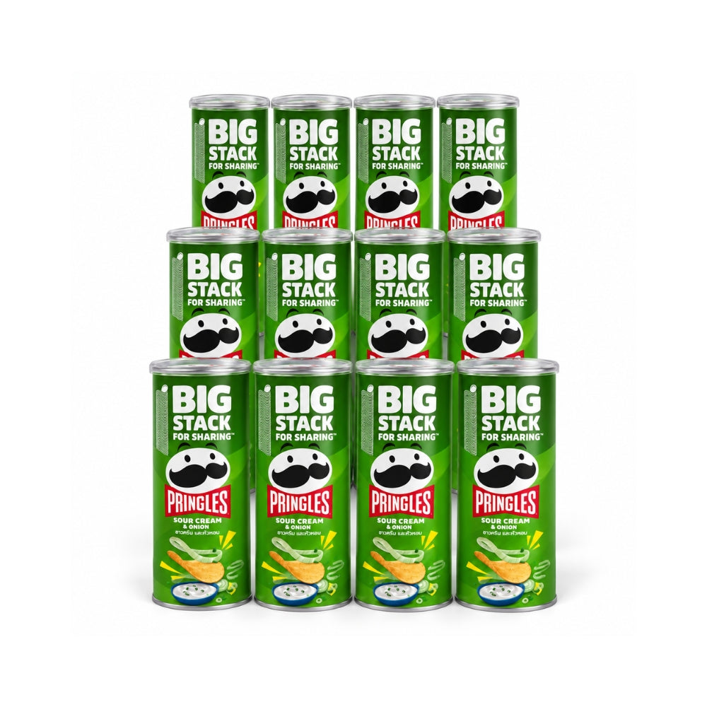 Pringles Big Stack Potato Crisps 134 g, 12-Pack