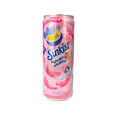 Sunkist Shake Shake Passion Fruit Jelly Soda 300ml – Asian Edition Jelly Drink Imported