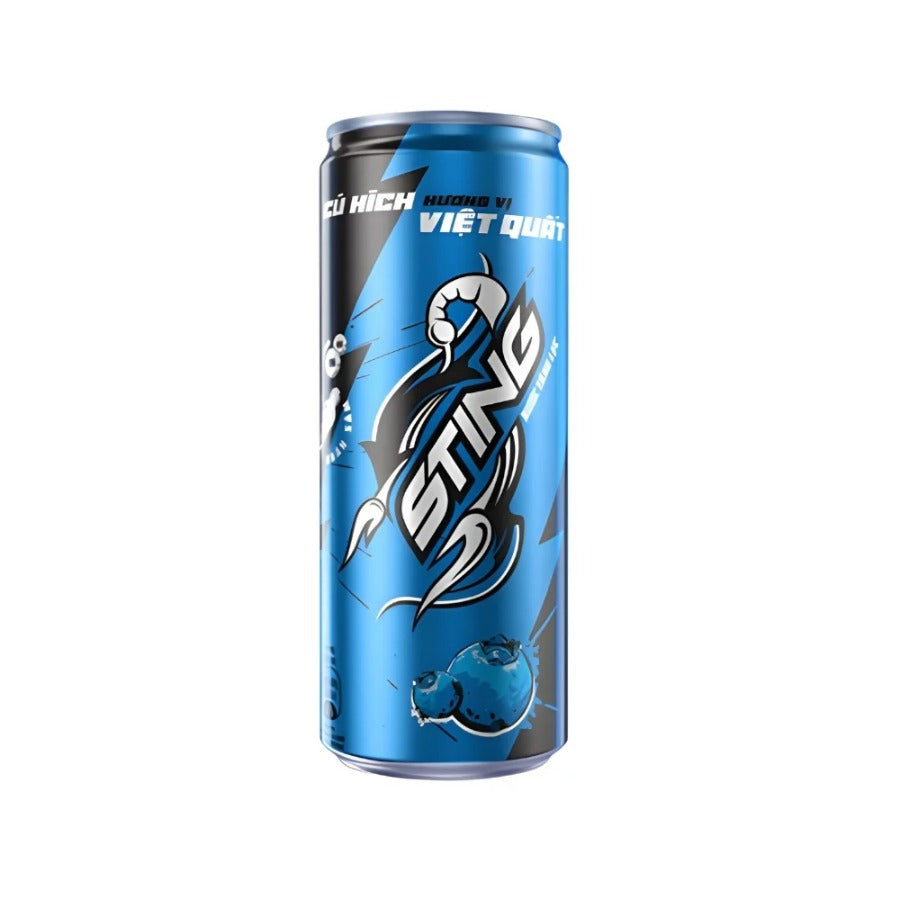 Sting Blueberry Energy Drink – Việt Quất Flavour | Imported from Vietnam