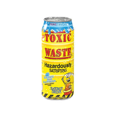 Toxic Waste Hazardously Satisfying Zero Calorie Blue Raspberry Energy Drink 16oz – Baneful Berry Can Main image