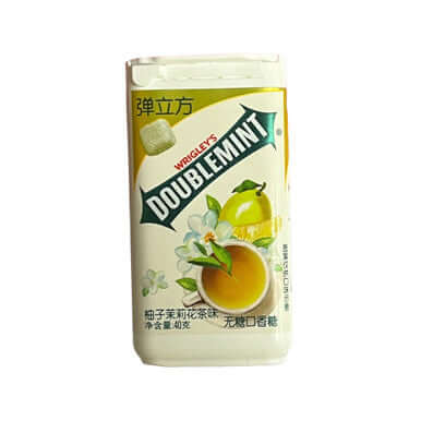 Chinese Wrigley's Doublemint Cubes Sugar-Free Gum Grapefruit Jasmine Tea Flavor 40g imported from China Main image