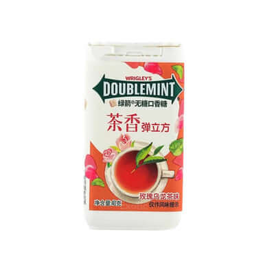 Wrigley's Doublemint Cubes Sugar-Free Chewing Gum 40g – Imported from China Secondary image